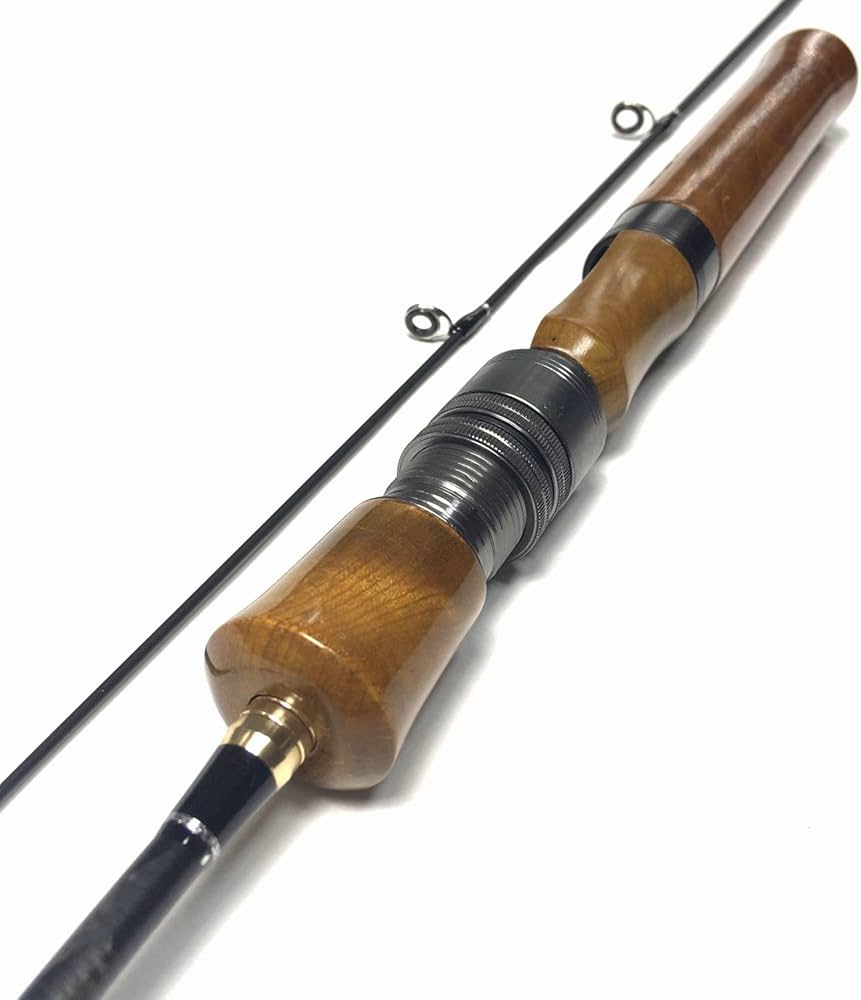 Amazon | 4.6フィート スピニングロッド2ピース L (クスノ木グリップ