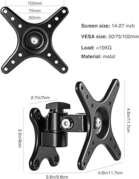 Amazon.co.jp: モニター テレビ壁掛け金具 モニターアーム 壁掛け 14