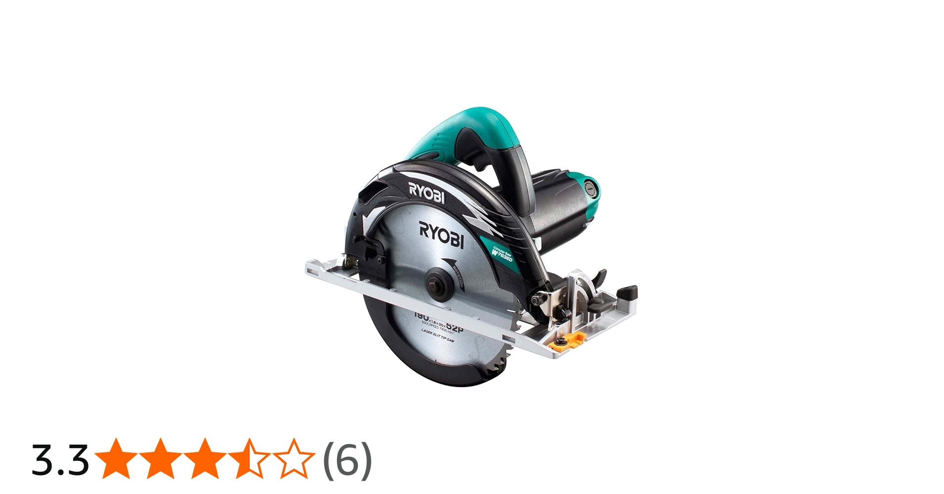 Amazon | リョービ(RYOBI) 電子丸ノコ チップソー付 W-763ED 611021A