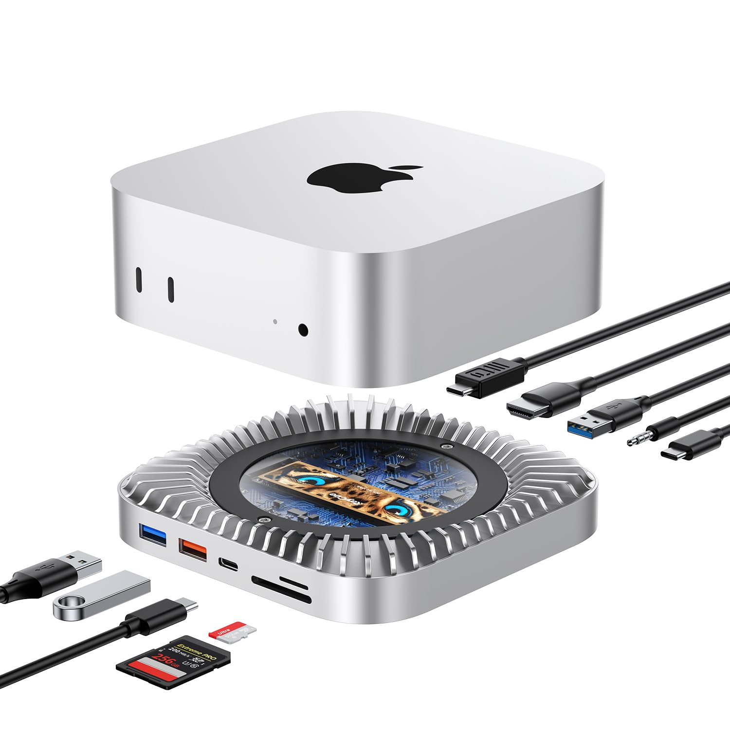 Amazon.co.jp: Mac Mini M4 対応ハブ SSD 2TB セット NVMe 2280