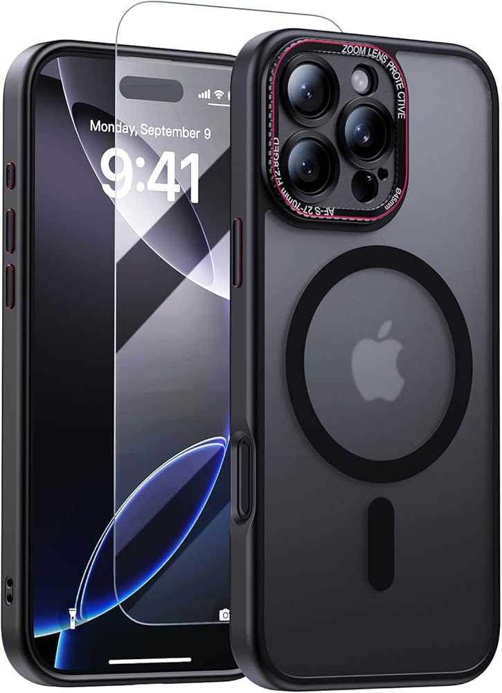 Amazon.com: JUESHITUO for iPhone 16 Pro Max Case with 1X Screen