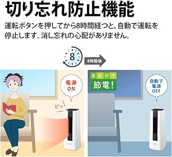 Amazon | シャープ セラミックヒーター HX-SS1-W 人感センサー