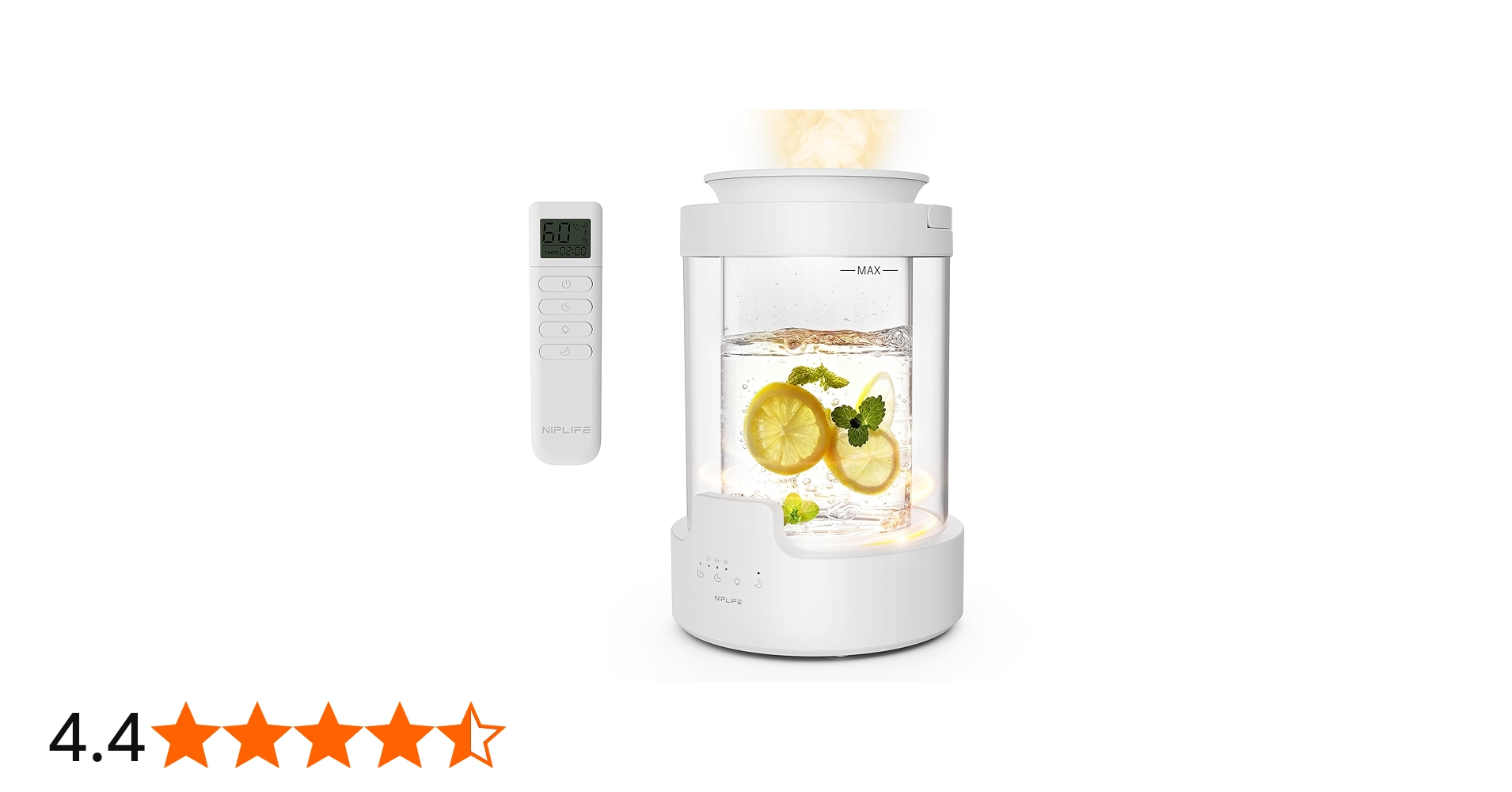 Nan加湿器 URURA スチーム式 500ml/h 3L NIPLIFE Amazon.co.jp: 【新