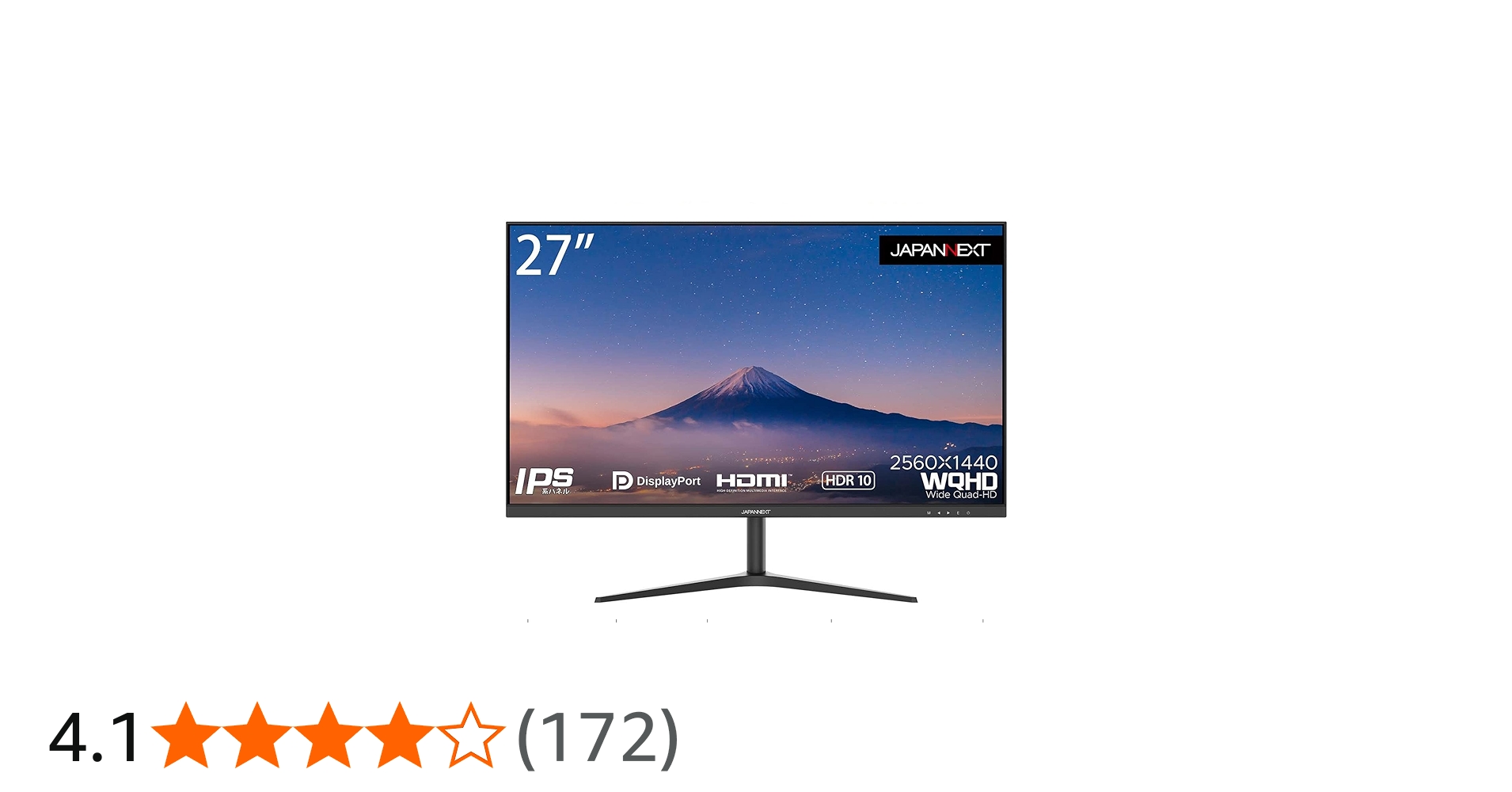 Amazon.co.jp: JAPANNEXT 27インチ モニター WQHD 2560 x 1440 IPS