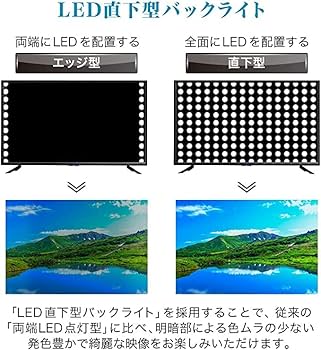 Amazon | 43V型4K対応 HDR搭載 地デジ/BS/110度CS/ Wチューナー 録画