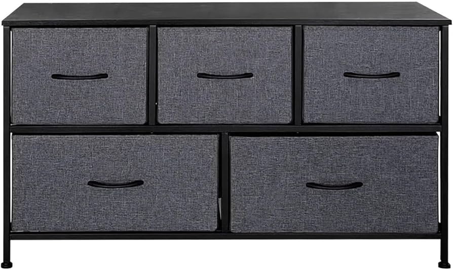 Amazon｜ニトリ 軽量 ローチェスト JH001 幅100cm グレー/ブラック