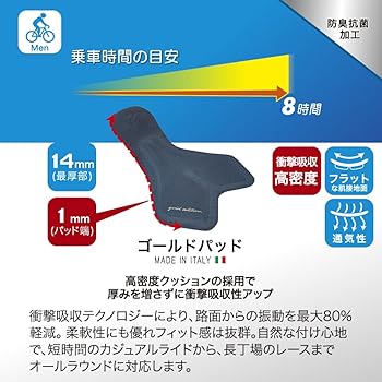 Amazon.co.jp: ビブショーツ クロスオーバー2 ゴールドパッド