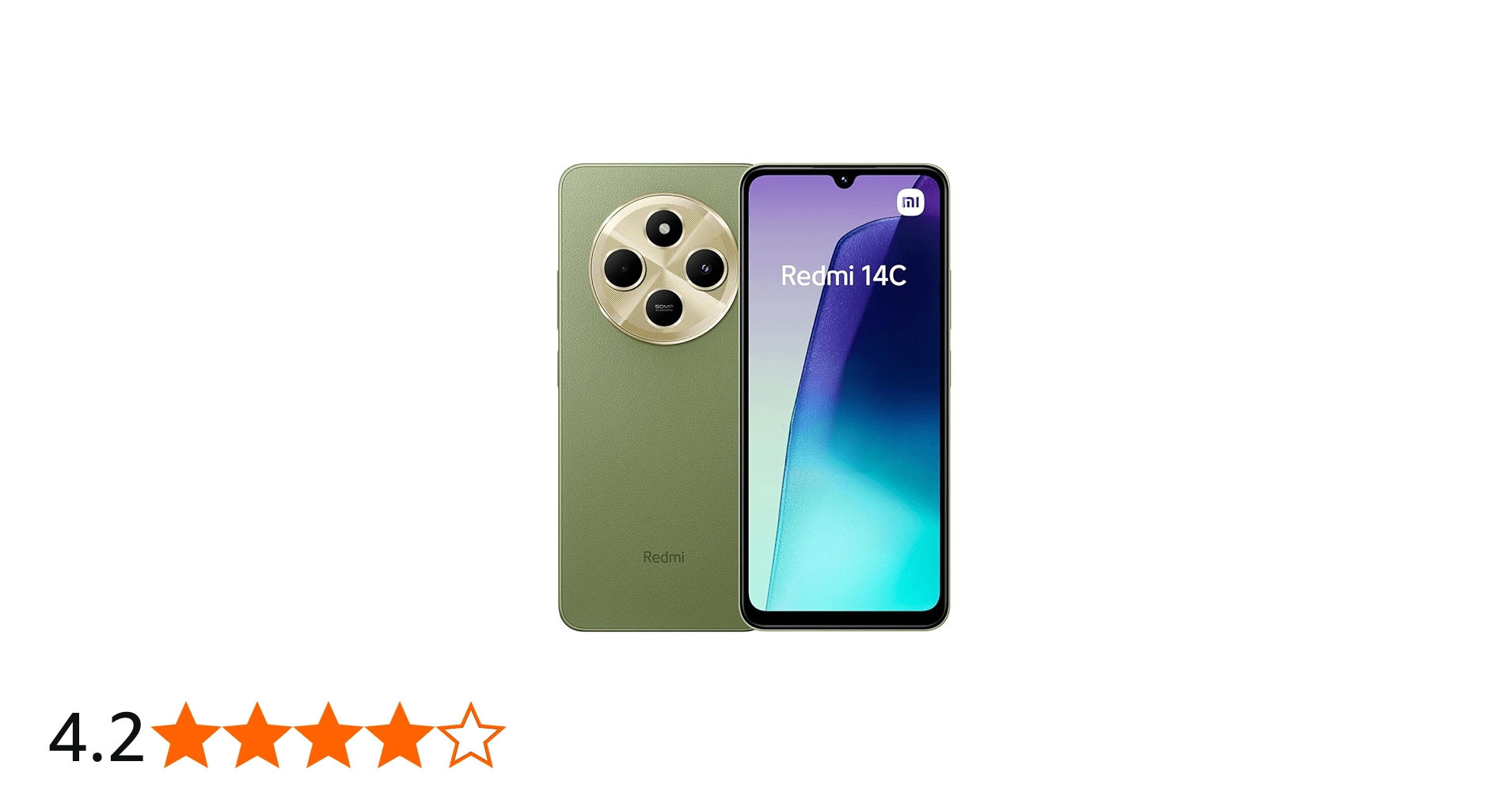 Xiaomi Redmi 14C 4G 6GB/128GB Green (Sage Green) Dual SIM : Amazon