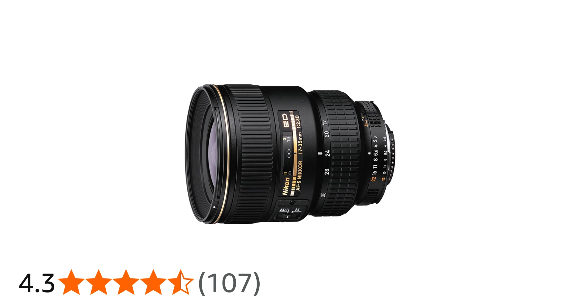 Amazon.co.jp: Nikon AF-S FX NIKKOR 17-35mm f/2.8D IF-ED ズーム