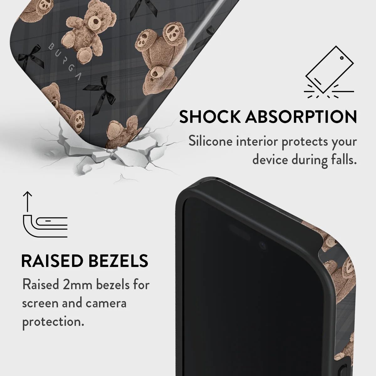 Amazon.co.jp: [ BURGA 公式 ] iPhone16 Pro スマホケース