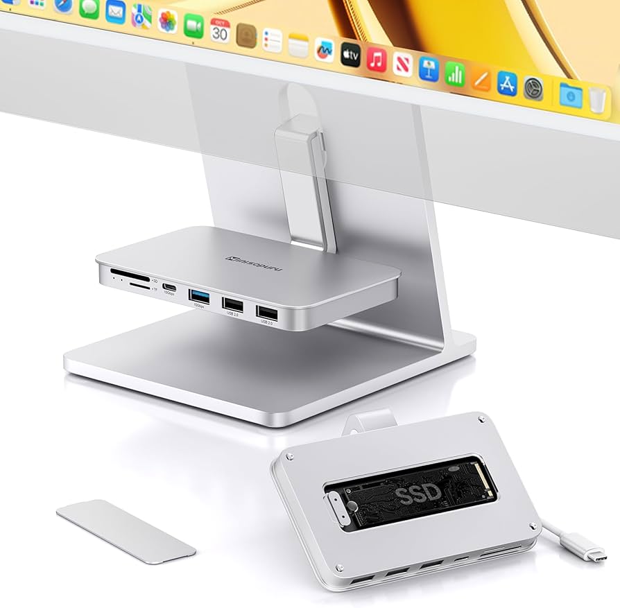 Amazon | Minisopuru iMac アクセサリ (iMac 2021/2023 用)、iMac USB
