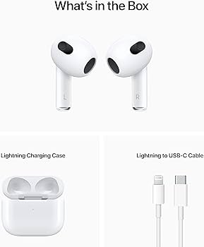 Amazon.com: Apple AirPods with Lightning Charging Case (3rd