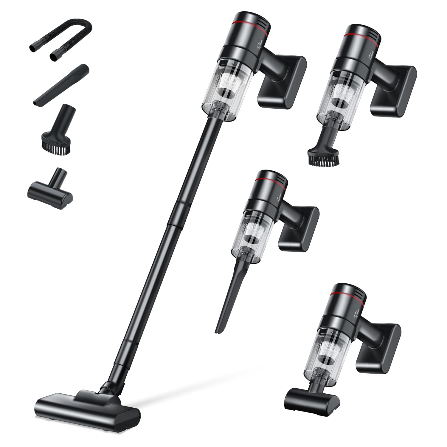 Amazon | 掃除機 コードレス 【2024進級版&15000pa超強力吸引&0.6kg超