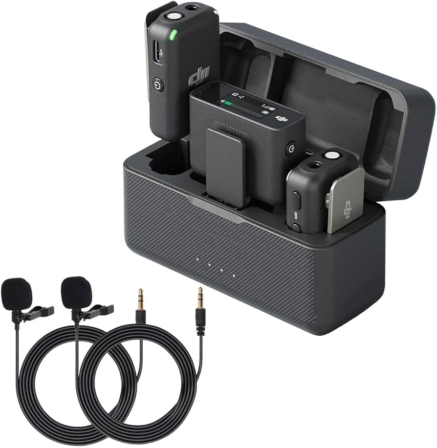 Amazon.com: DJI Mic (2 TX + 1 RX + Charging Case) Wireless