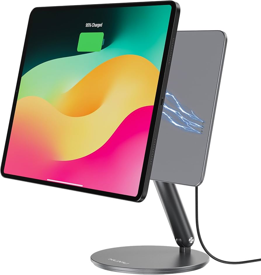 Amazon.co.jp: KU XIU マグネット式ワイヤレス充電スタンド iPad Pro