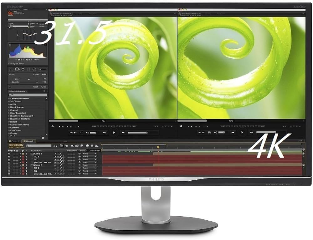 Amazon.co.jp: Philips モニター ディスプレイ 328P6VJEB/11 (31.5