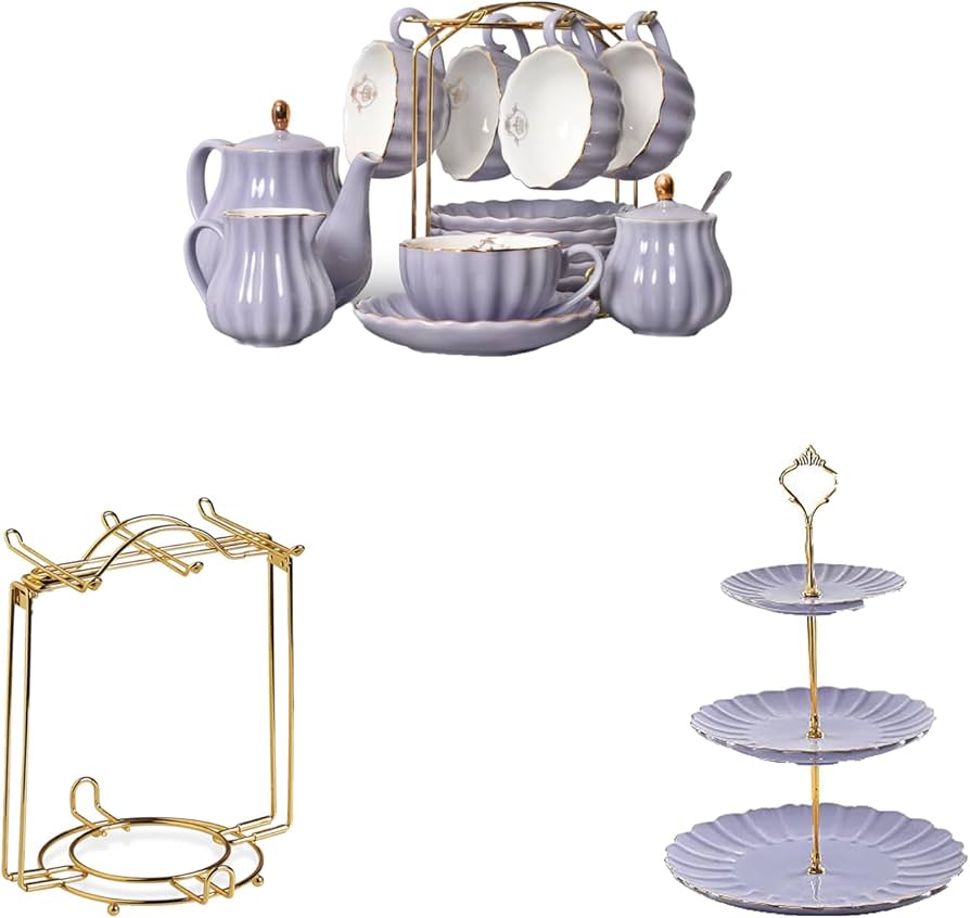 Amazon.com | Sweejar Porcelain Tea Sets British Royal Series, 8 OZ