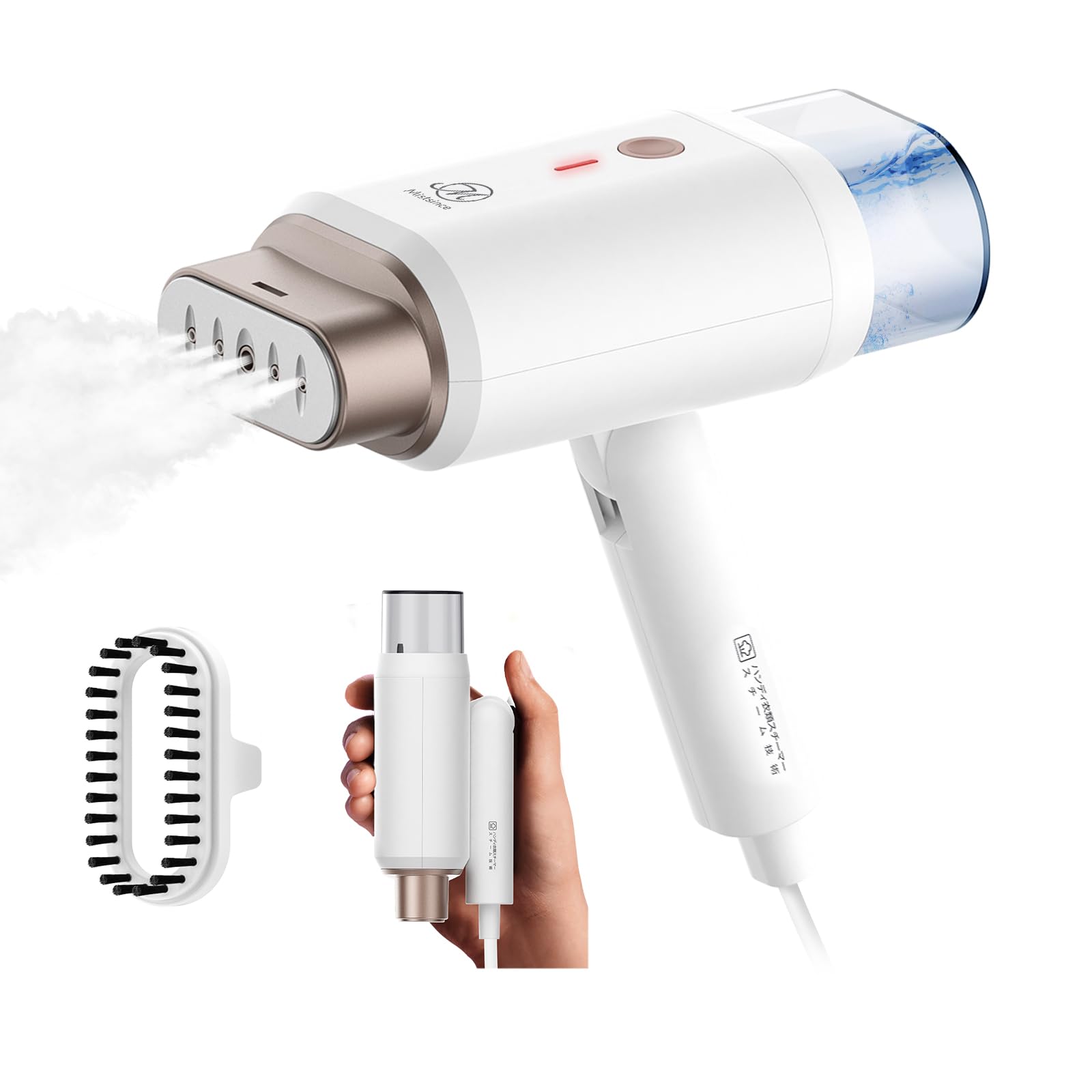 Amazon | スチームアイロン 衣類スチーマー ハンガーにかけたまま