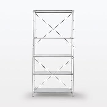 Amazon｜無印良品 ステンレスユニットシェルフ・ステンレス棚セット