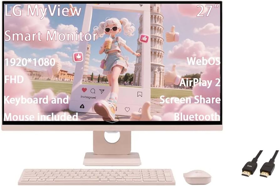 Amazon.com: LG MyView Smart Monitor 27 inch, with Wireless