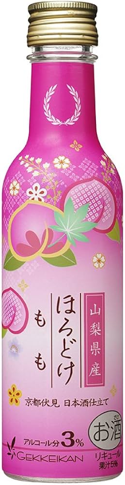 Amazon.co.jp: 月桂冠 ほろどけ【桃】壜詰 [ リキュール 200mlx30本