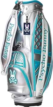 Amazon | サイコバニー（Psycho Bunny） ゴルフ キャディバッグ カート