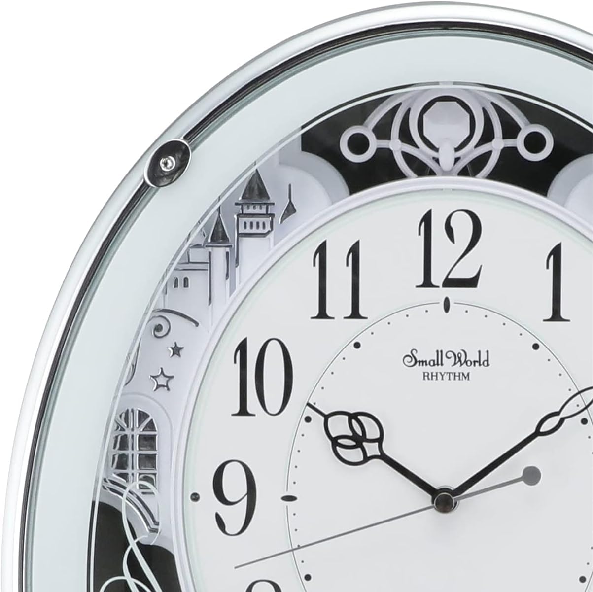 Amazon.co.jp: リズム(RHYTHM) 掛け時計 電波時計 アナログ スモール