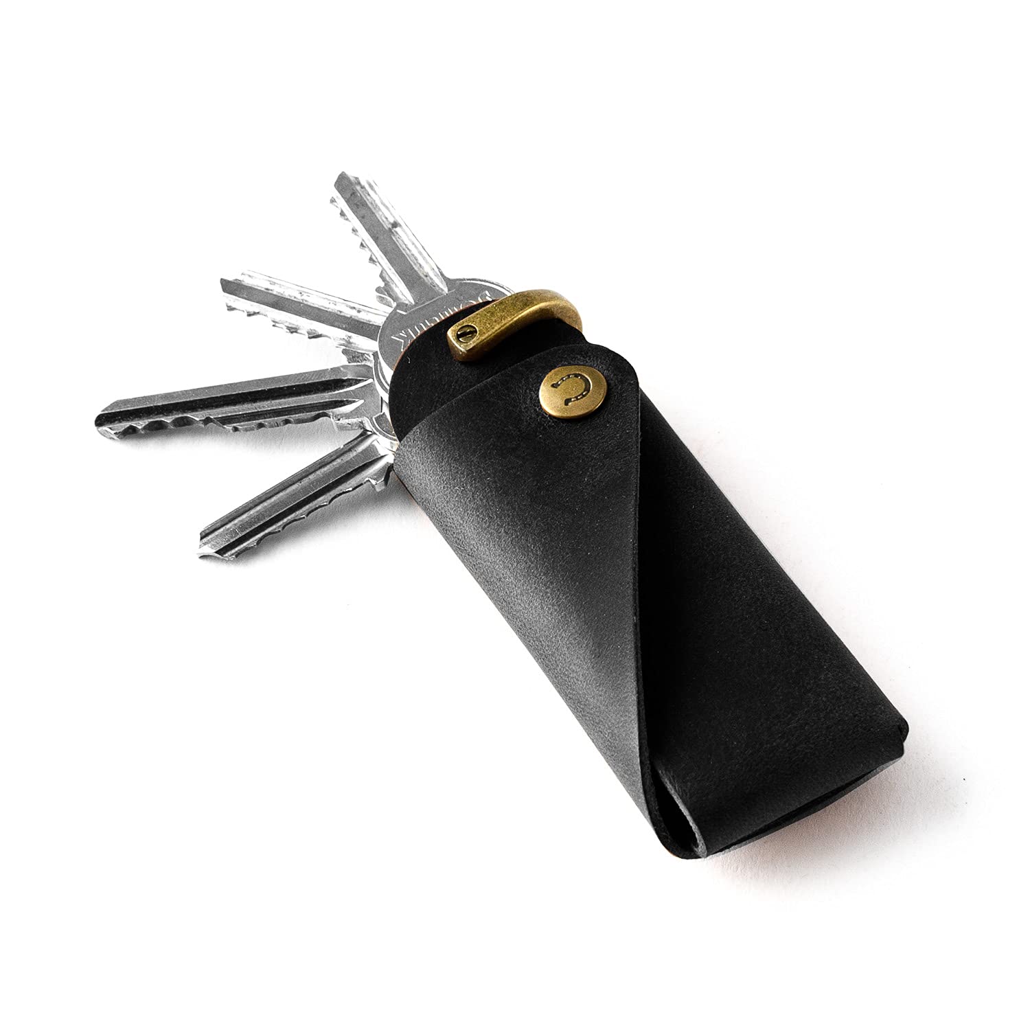 Amazon.co.jp: [Crazy Horse Craft] キーケース コンパクト メンズ