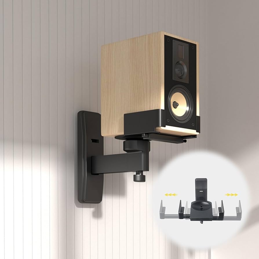 Amazon.co.jp: スピーカーブラケット 壁掛け スピーカースタンド 大型