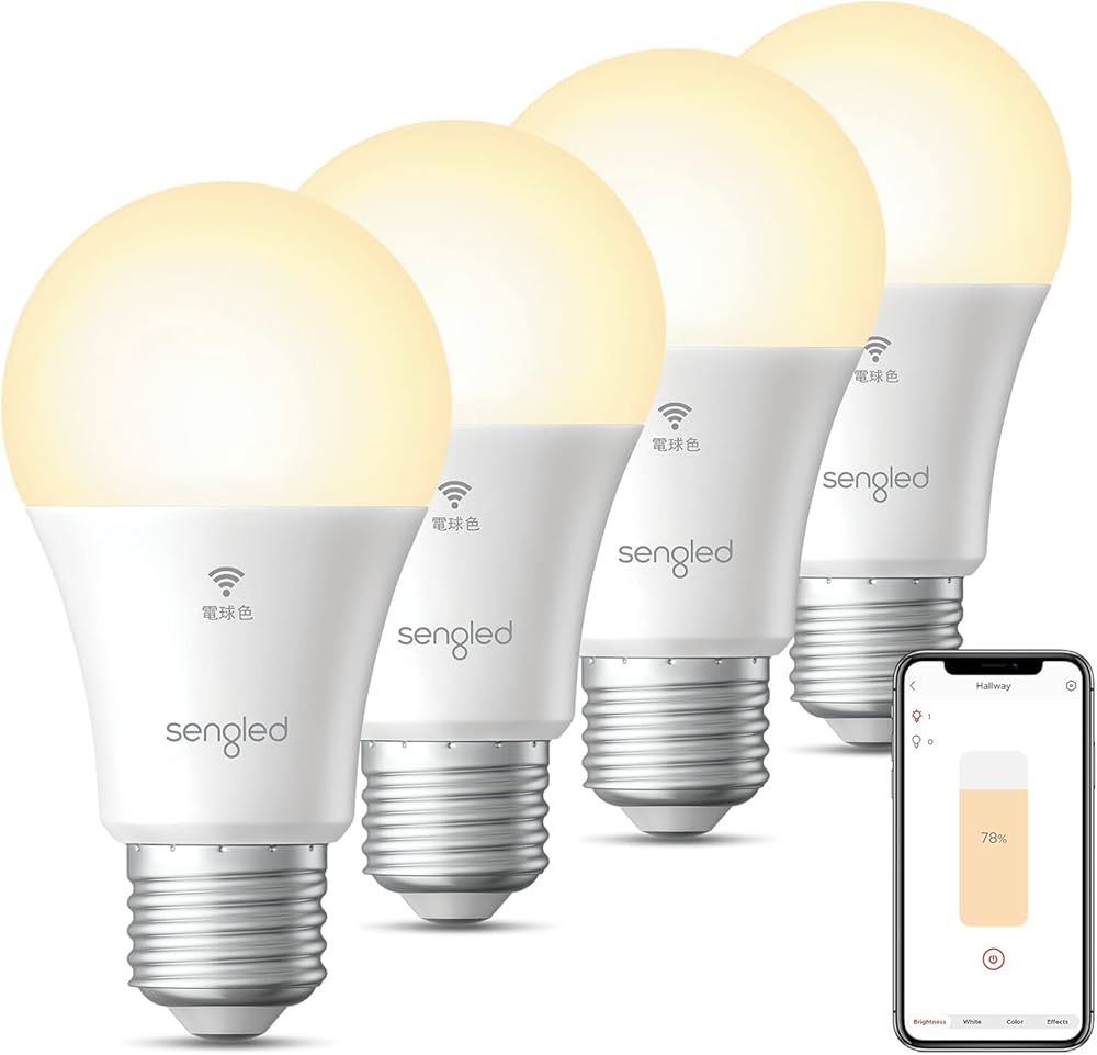Amazon.co.jp: Wi-Fi接続 Sengled スマート LED電球 e26口金 60w相当