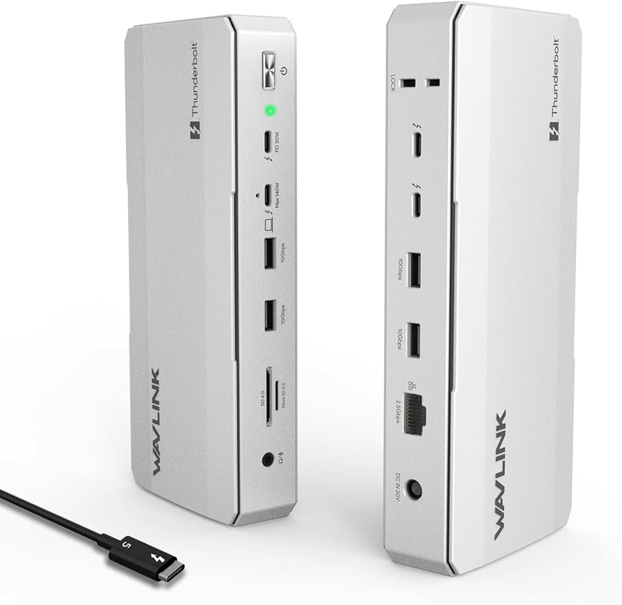 Amazon.co.jp: WAVLINK Thunderbolt 5 ドッキングステーション 12-in-1