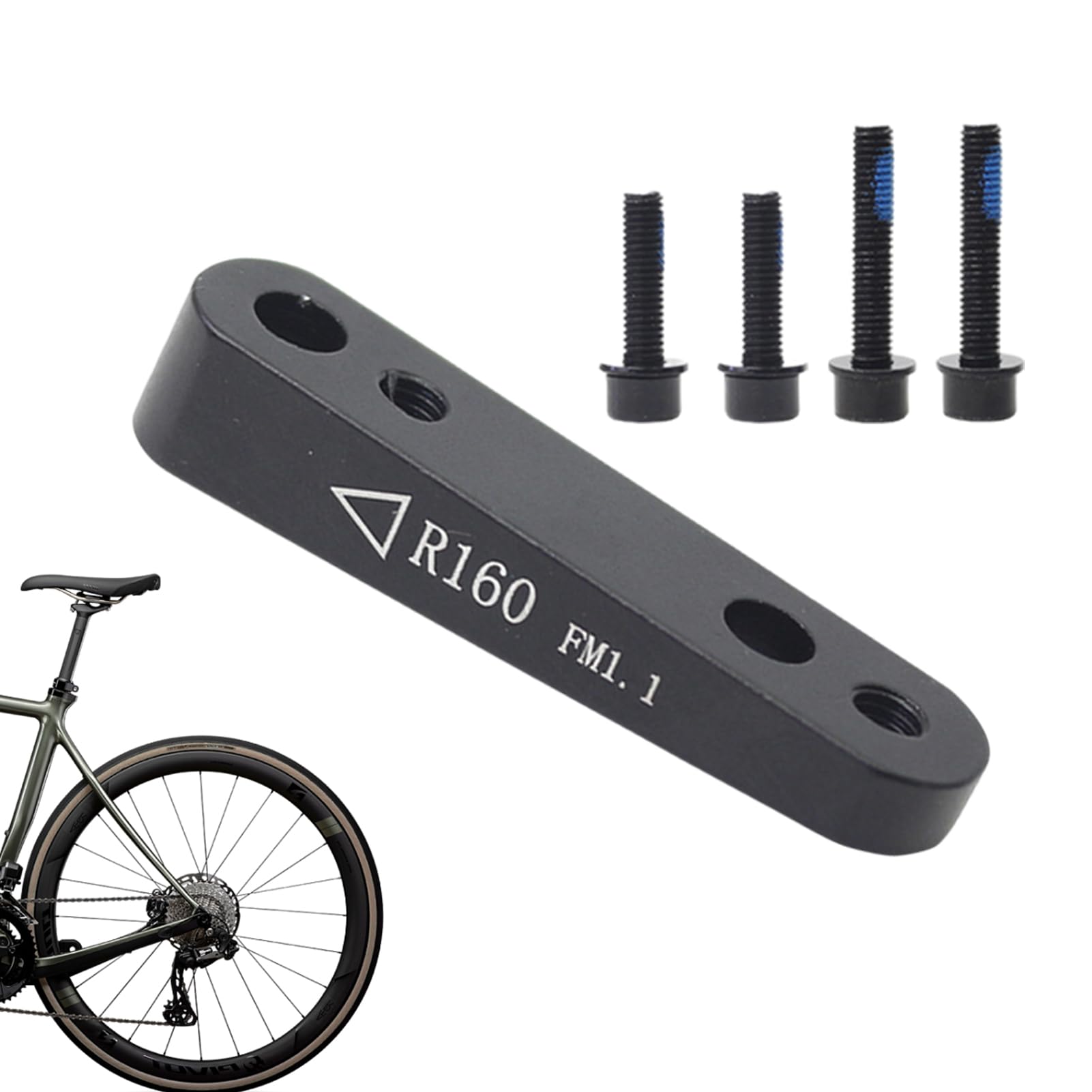 Amazon.co.jp: フラットマウントディスクブレーキアダプター、道路油圧