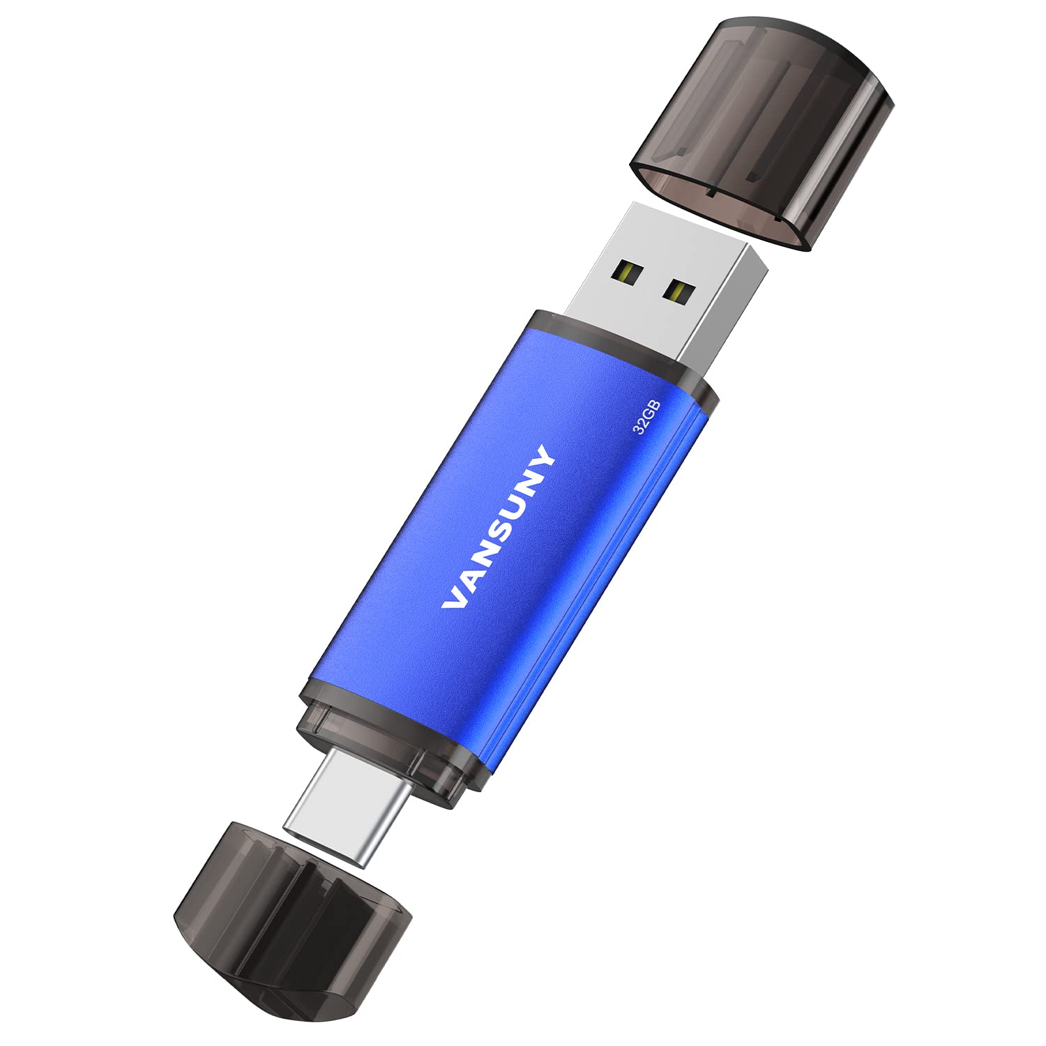 Amazon.com: Vansuny 32GB USB Type-C Flash Drive 2-in-1 Dual USB A