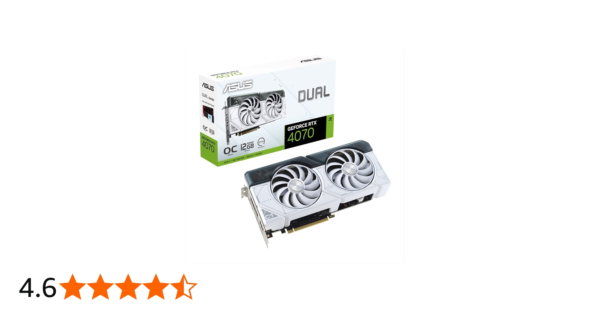 Amazon | ASUS NVIDIA RTX4070 搭載 ビデオカード DUAL-RTX4070-O12G