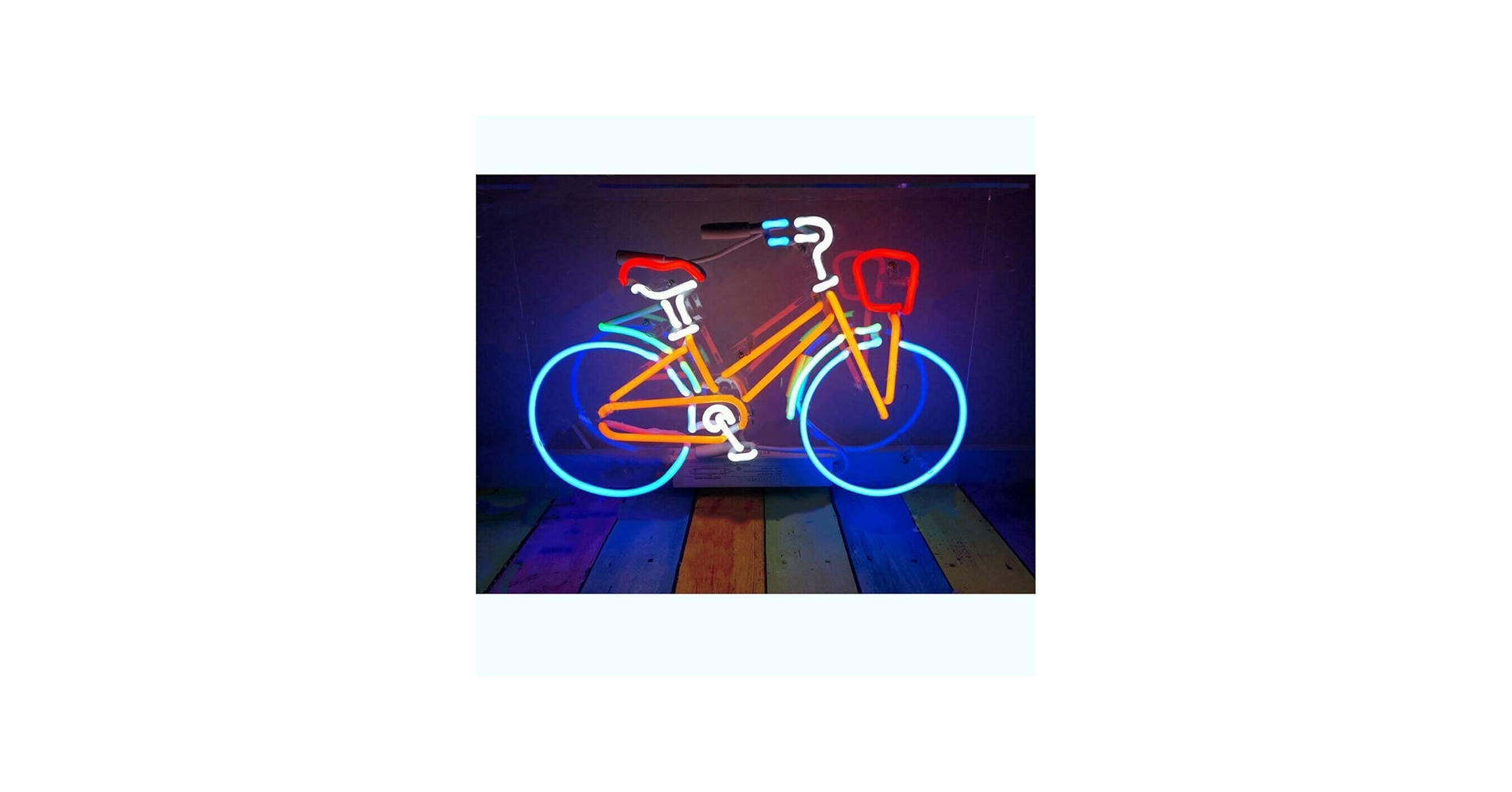 Amazon | ネオンサイン『自転車』NEON SIGN 自転車屋 車庫 地下室 バー