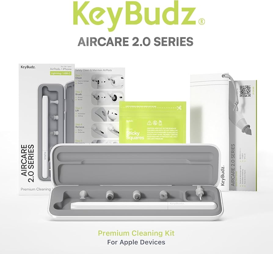 Amazon | KeyBudz AirCare2.0 プレミアムクリーニングキット AirPods
