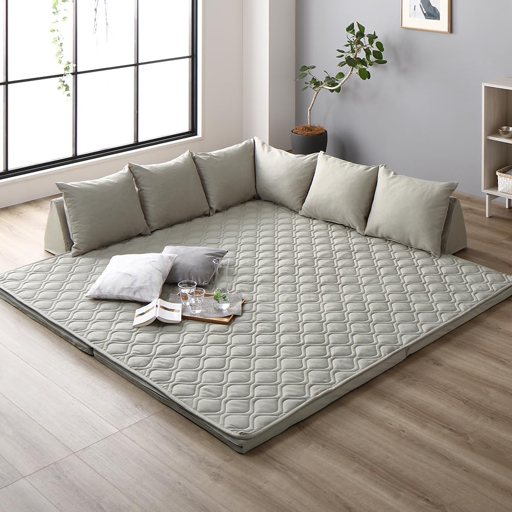 Amazon｜ソファ フロアソファー コーナーソファー L型タイプ 洗える