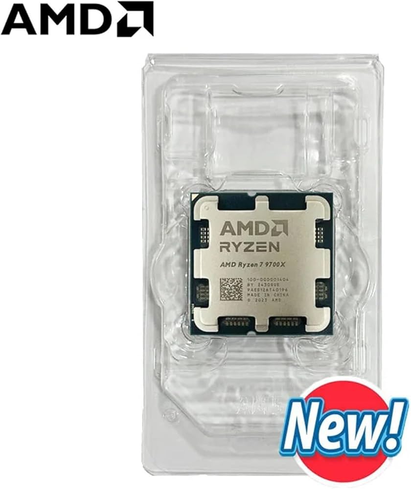 CPU Processor AMD Ryzen 7 9700X Processor R7 9700X 5.5GHz 8-Core