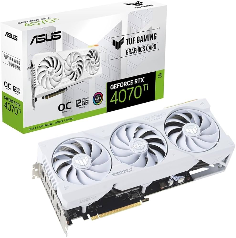 Amazon | ASUS TUF Gaming GeForce RTX 4070 Ti ホワイト OC