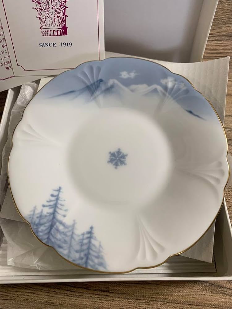 Amazon.co.jp: 大倉陶園 雪の美術館 限定特注 北海道旭川 大雪山 雪の