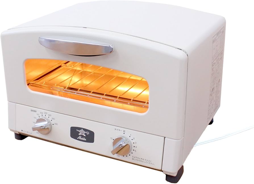 Amazon | アラジン トースター 2枚 遠赤 グラファイ ホワイト(B806-S2