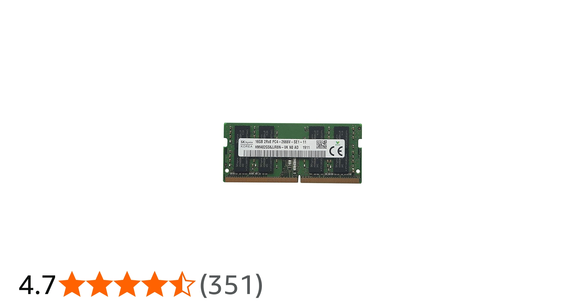 Amazon.co.jp: Hynix 16GB DDR4 PC4-21300 2666MHz 260ピンSO-DIMM RAM