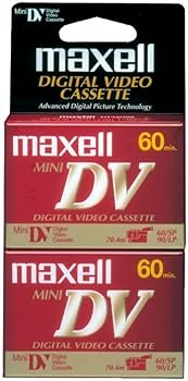 Amazon.com : MAXELL 298012 Mini Digital Video Tapes (60 min, 2 pk