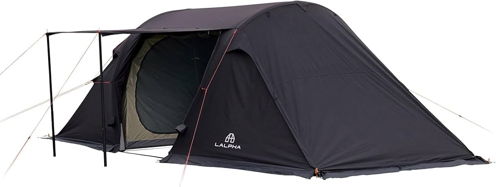 Amazon.co.jp: LALPHA (ラルファ) テント ジオエア TC BK エアーテント