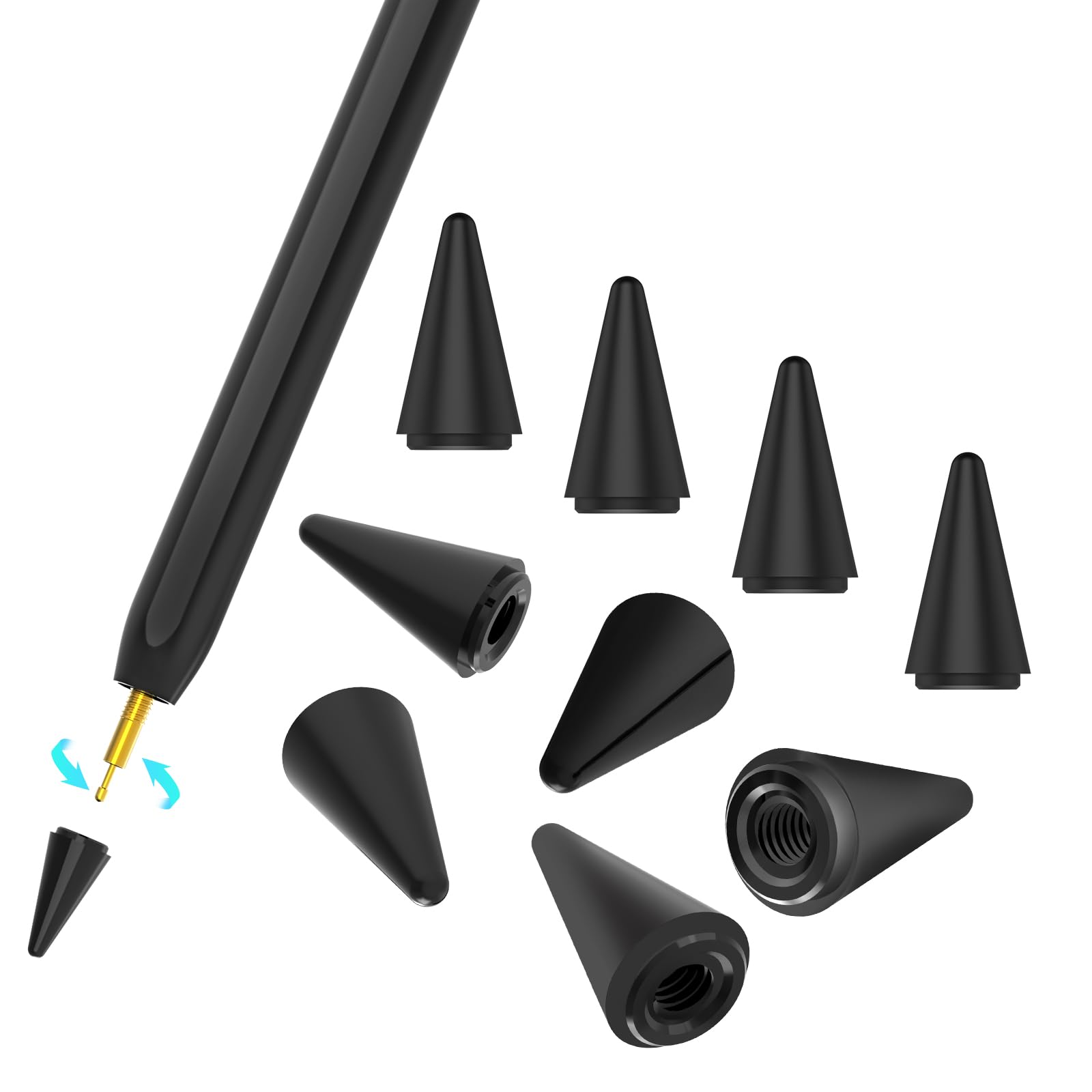 Amazon.com: 10 Pack for Apple Pencil Tips, Only Compatible with