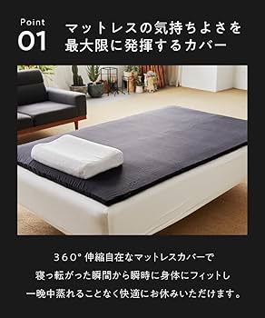 Amazon｜ヒツジのいらないマットレス-SLEEPER-ダブルカバー｜ボックス