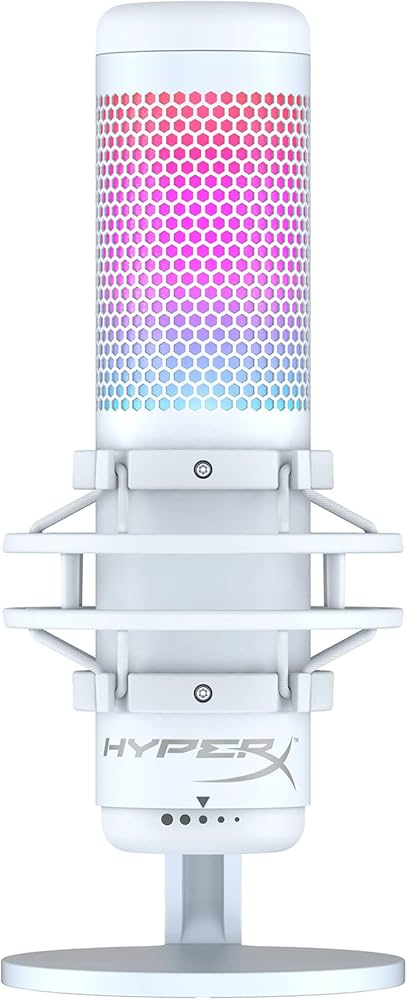 Amazon | HyperX QuadCast S スタンドアロンマイク RGBライティング