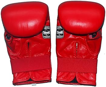 Amazon | TWINS ツインズ 本革製 パンチンググローブ レッド 親指