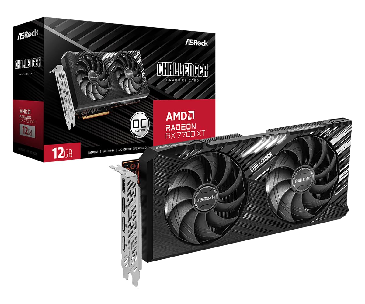 Amazon | ASRock Radeon / RX7700XT 搭載 グラフィックボード GDDR6