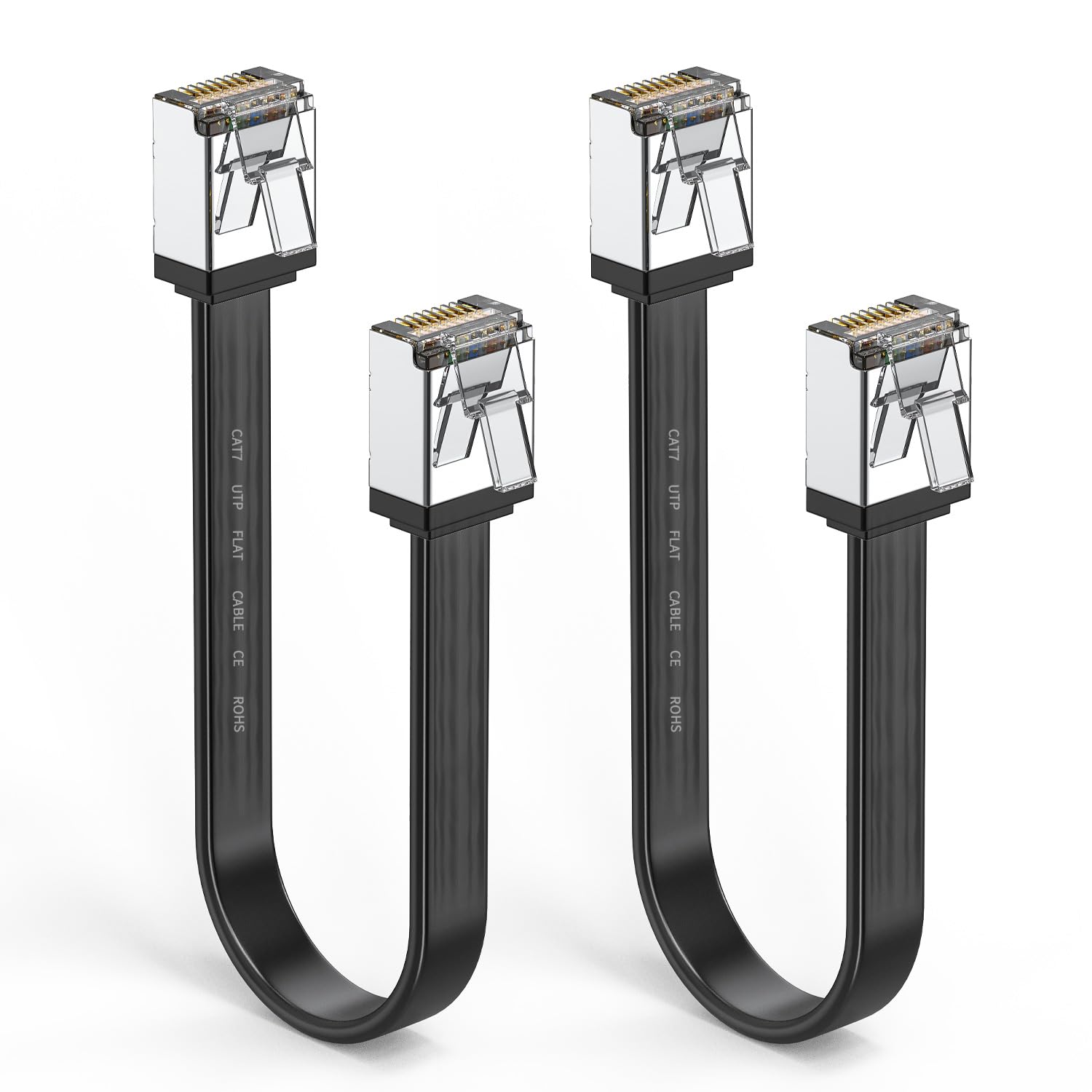 Amazon.com: JUXINICE 2Pack Cat 7 Ethernet Cable Short 0.5FT